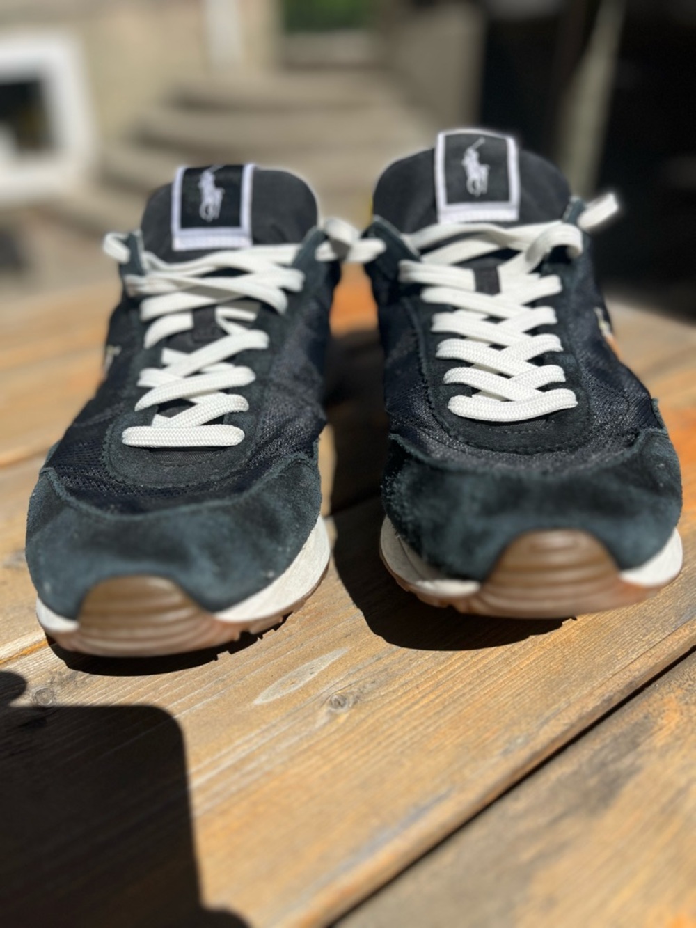 SALE!! 🦆 Ralph Lauren Black Classic Train 89 Sneakers